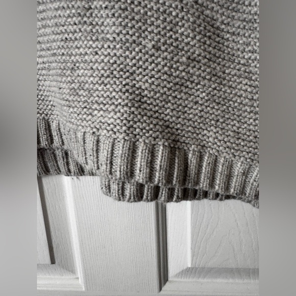 Marine Layer Mock Neck Sweater S Grey Cotton Wool Blend Knit - Picture 2 of 6